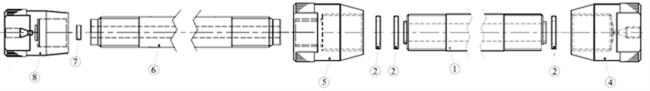 4.6 mm PEEK Column Packing drawing